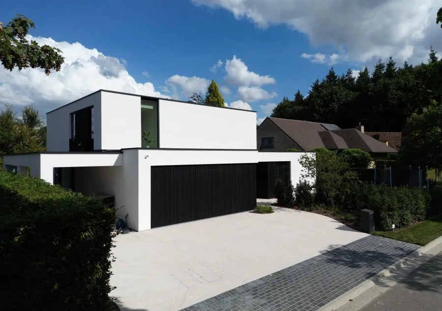 voorgevel crepie poort oprit